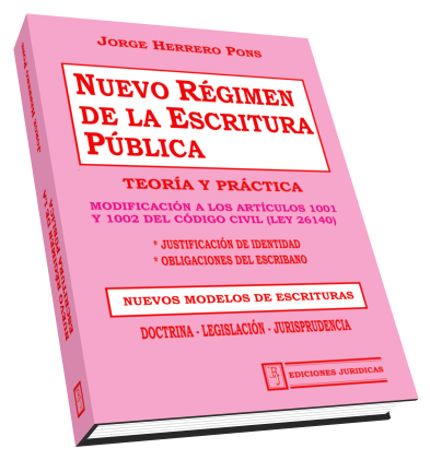 Libro Nuevo Régimen de la Escritura Pública